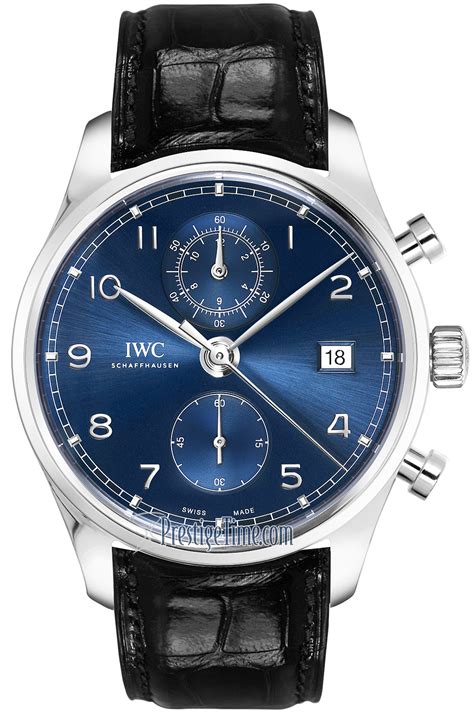 iwc portuguese chronograph black|iwc portugieser chronograph classic.